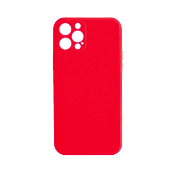 Soft Silicon Case for Apple iPhone 12 Pro Red